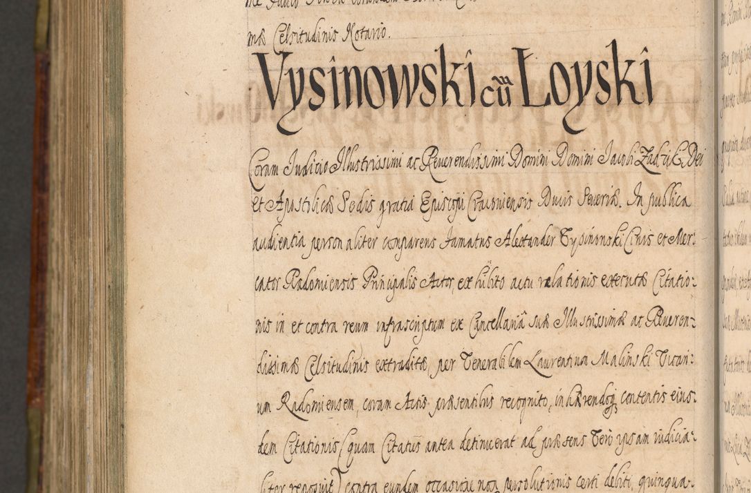 Zdjęcie nr 1350 dla obiektu archiwalnego: Acta episcopalia R. D. Jacobi Zadzik, episcopi Cracoviensis et ducis Severiae annorum 1639 et 1640. Volumen II