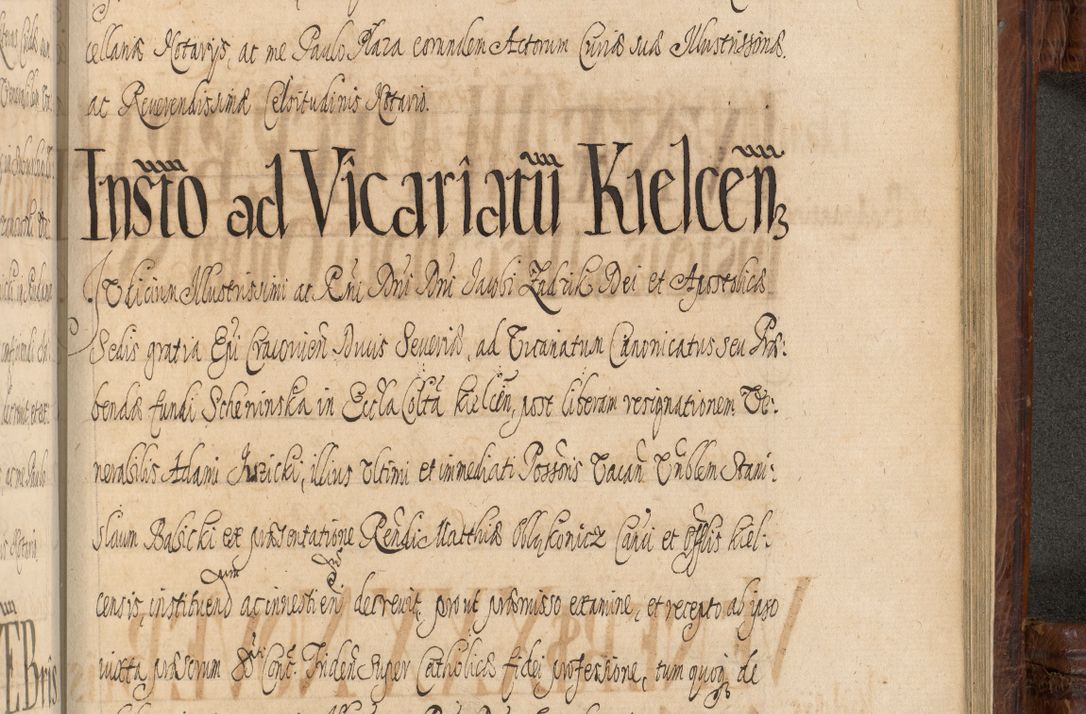 Zdjęcie nr 1347 dla obiektu archiwalnego: Acta episcopalia R. D. Jacobi Zadzik, episcopi Cracoviensis et ducis Severiae annorum 1639 et 1640. Volumen II