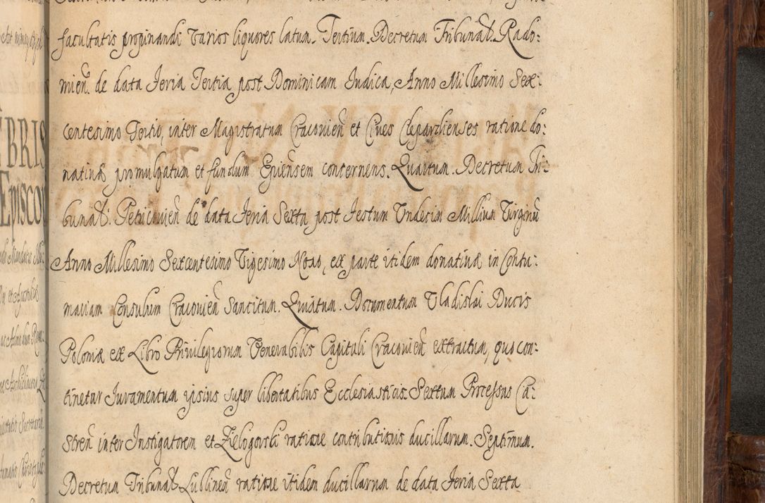 Zdjęcie nr 1341 dla obiektu archiwalnego: Acta episcopalia R. D. Jacobi Zadzik, episcopi Cracoviensis et ducis Severiae annorum 1639 et 1640. Volumen II
