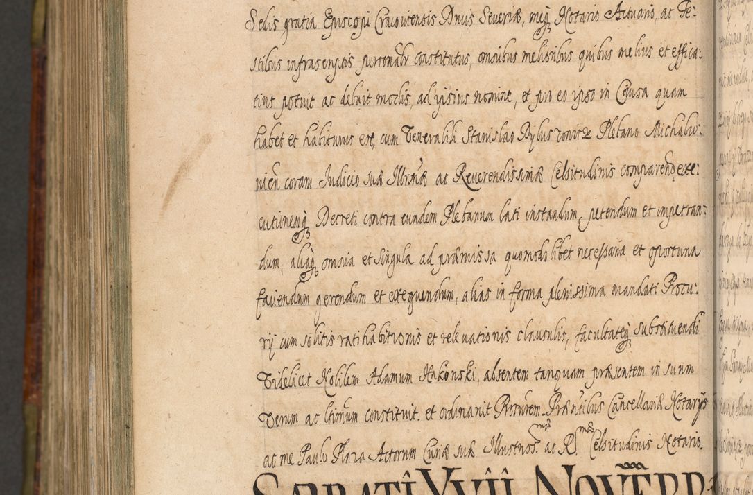 Zdjęcie nr 1338 dla obiektu archiwalnego: Acta episcopalia R. D. Jacobi Zadzik, episcopi Cracoviensis et ducis Severiae annorum 1639 et 1640. Volumen II