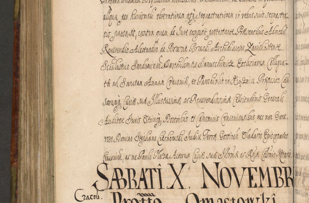 Zdjęcie nr 1334 dla obiektu archiwalnego: Acta episcopalia R. D. Jacobi Zadzik, episcopi Cracoviensis et ducis Severiae annorum 1639 et 1640. Volumen II