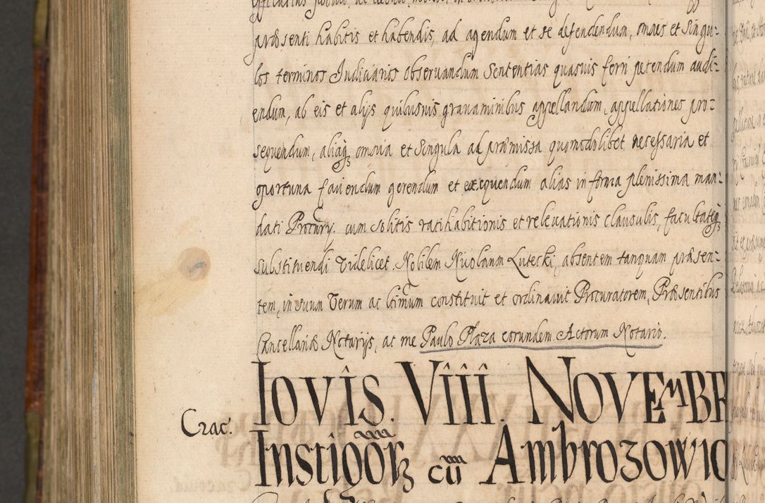 Zdjęcie nr 1332 dla obiektu archiwalnego: Acta episcopalia R. D. Jacobi Zadzik, episcopi Cracoviensis et ducis Severiae annorum 1639 et 1640. Volumen II