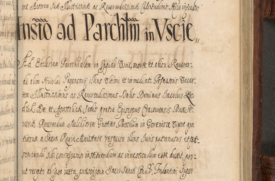 Zdjęcie nr 1329 dla obiektu archiwalnego: Acta episcopalia R. D. Jacobi Zadzik, episcopi Cracoviensis et ducis Severiae annorum 1639 et 1640. Volumen II