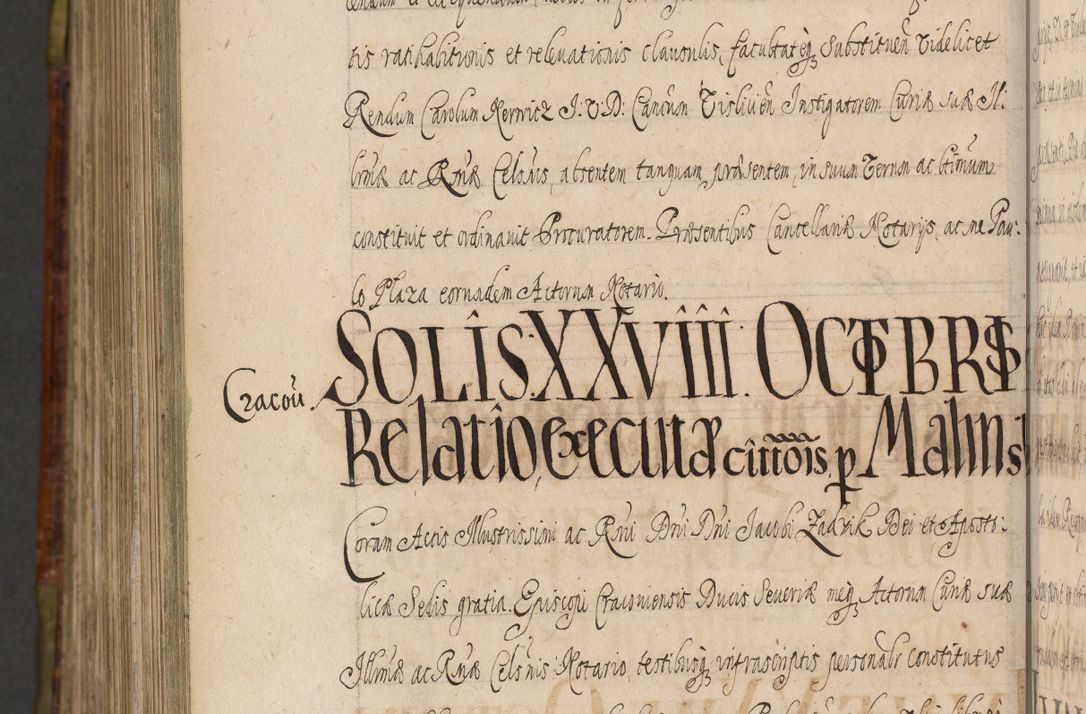 Zdjęcie nr 1324 dla obiektu archiwalnego: Acta episcopalia R. D. Jacobi Zadzik, episcopi Cracoviensis et ducis Severiae annorum 1639 et 1640. Volumen II