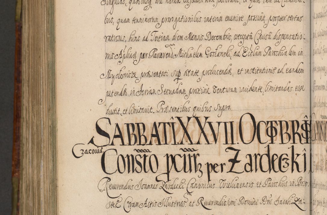 Zdjęcie nr 1322 dla obiektu archiwalnego: Acta episcopalia R. D. Jacobi Zadzik, episcopi Cracoviensis et ducis Severiae annorum 1639 et 1640. Volumen II