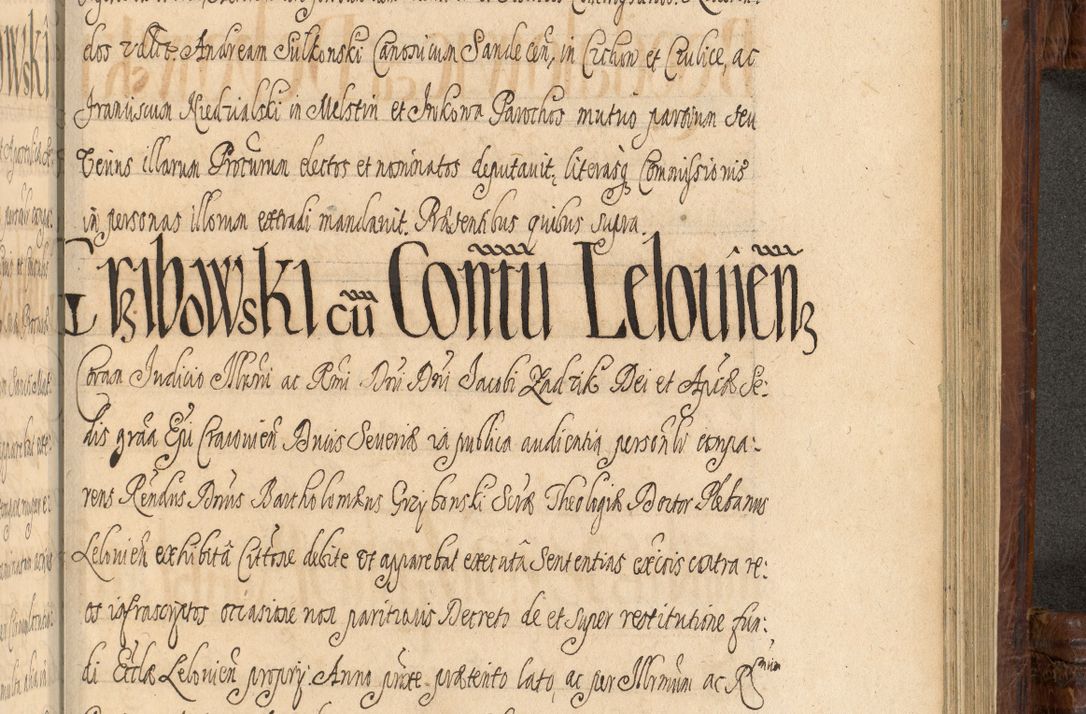 Zdjęcie nr 1305 dla obiektu archiwalnego: Acta episcopalia R. D. Jacobi Zadzik, episcopi Cracoviensis et ducis Severiae annorum 1639 et 1640. Volumen II