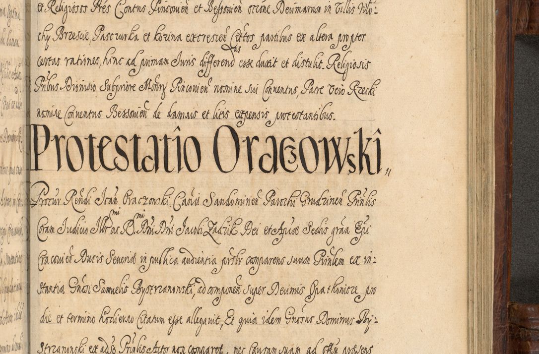 Zdjęcie nr 1301 dla obiektu archiwalnego: Acta episcopalia R. D. Jacobi Zadzik, episcopi Cracoviensis et ducis Severiae annorum 1639 et 1640. Volumen II
