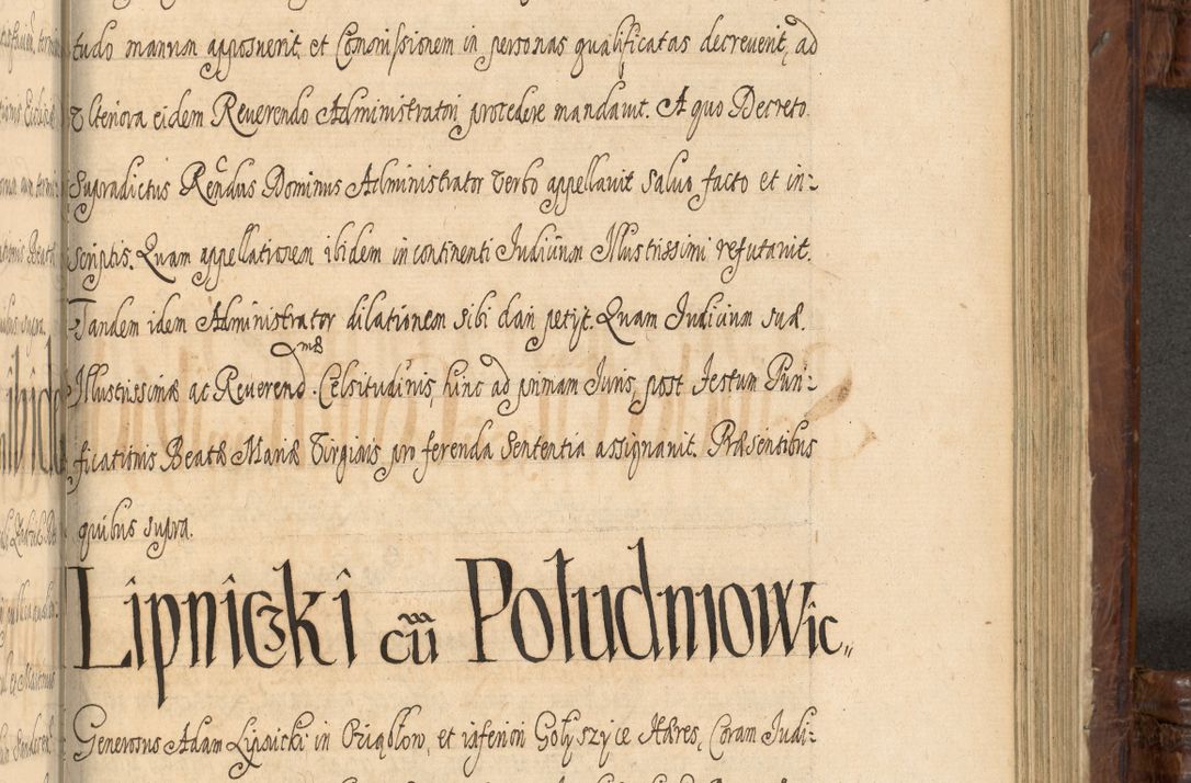 Zdjęcie nr 1299 dla obiektu archiwalnego: Acta episcopalia R. D. Jacobi Zadzik, episcopi Cracoviensis et ducis Severiae annorum 1639 et 1640. Volumen II