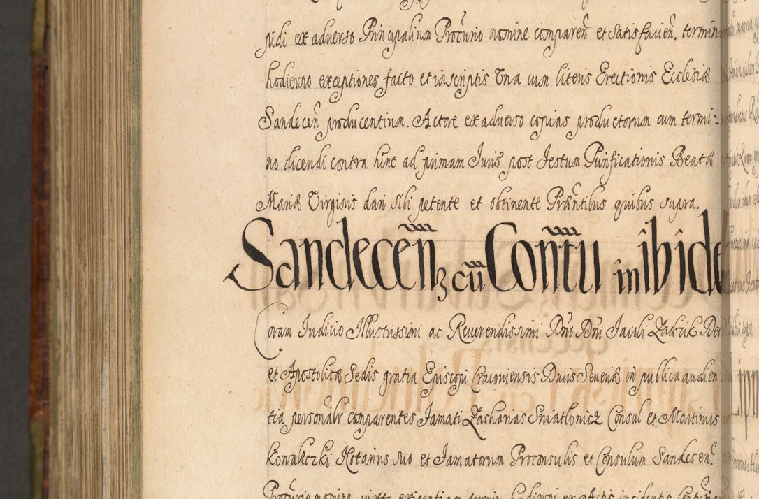 Zdjęcie nr 1298 dla obiektu archiwalnego: Acta episcopalia R. D. Jacobi Zadzik, episcopi Cracoviensis et ducis Severiae annorum 1639 et 1640. Volumen II