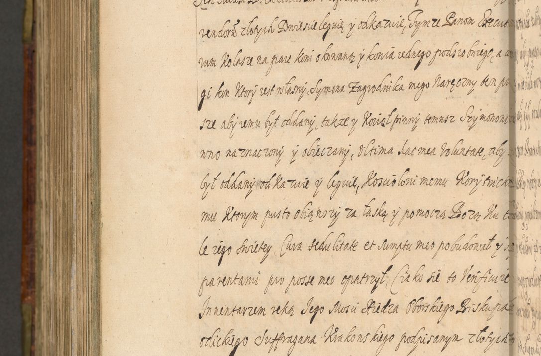 Zdjęcie nr 1292 dla obiektu archiwalnego: Acta episcopalia R. D. Jacobi Zadzik, episcopi Cracoviensis et ducis Severiae annorum 1639 et 1640. Volumen II