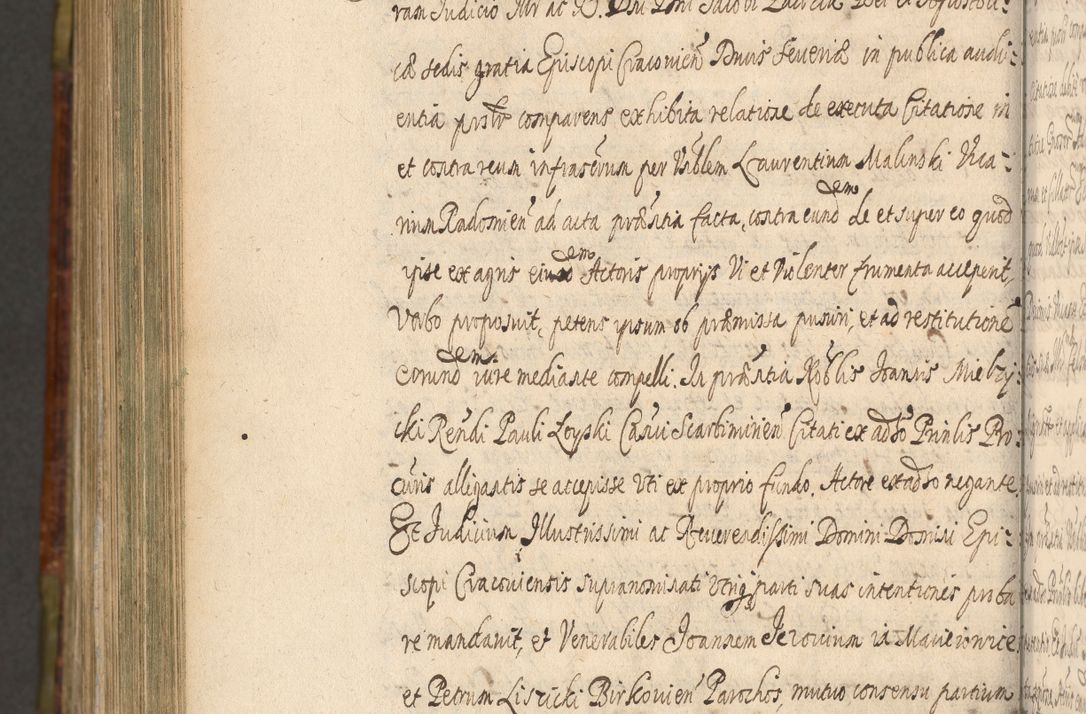 Zdjęcie nr 1470 dla obiektu archiwalnego: Acta episcopalia R. D. Jacobi Zadzik, episcopi Cracoviensis et ducis Severiae annorum 1639 et 1640. Volumen II