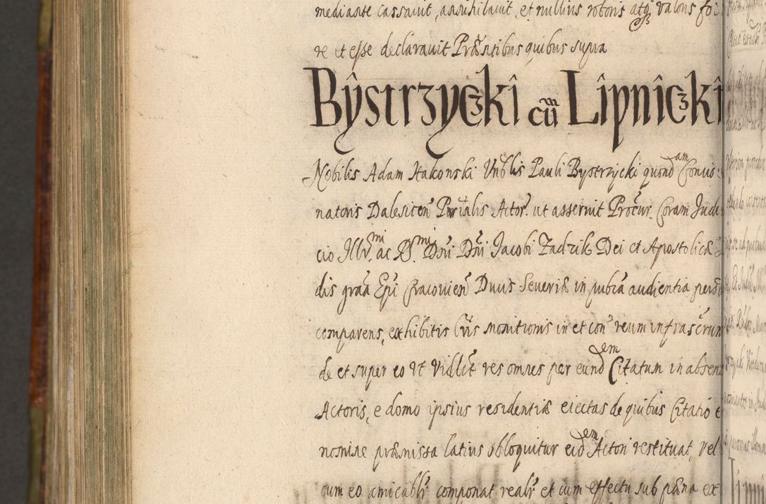 Zdjęcie nr 1466 dla obiektu archiwalnego: Acta episcopalia R. D. Jacobi Zadzik, episcopi Cracoviensis et ducis Severiae annorum 1639 et 1640. Volumen II