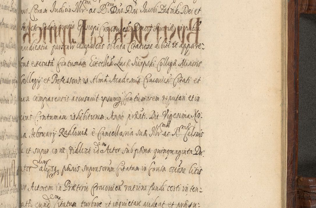 Zdjęcie nr 1465 dla obiektu archiwalnego: Acta episcopalia R. D. Jacobi Zadzik, episcopi Cracoviensis et ducis Severiae annorum 1639 et 1640. Volumen II