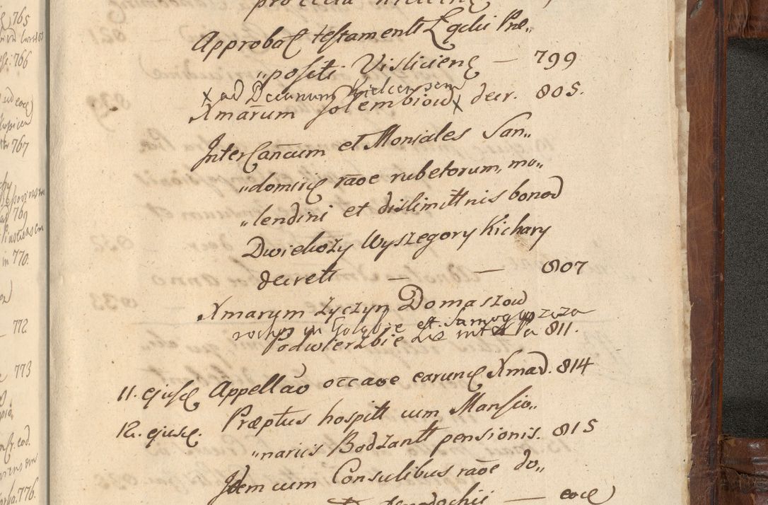 Zdjęcie nr 1597 dla obiektu archiwalnego: Acta episcopalia R. D. Jacobi Zadzik, episcopi Cracoviensis et ducis Severiae annorum 1639 et 1640. Volumen II