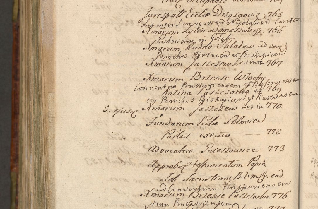 Zdjęcie nr 1596 dla obiektu archiwalnego: Acta episcopalia R. D. Jacobi Zadzik, episcopi Cracoviensis et ducis Severiae annorum 1639 et 1640. Volumen II