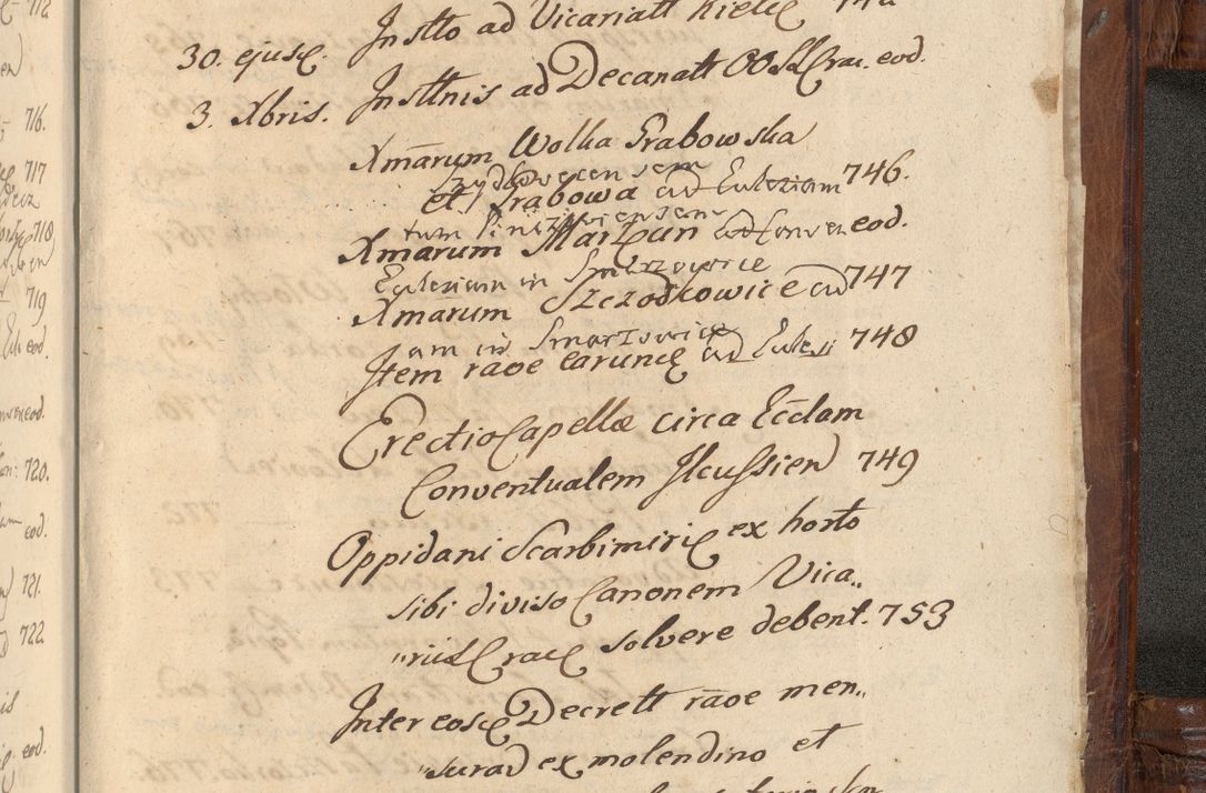 Zdjęcie nr 1595 dla obiektu archiwalnego: Acta episcopalia R. D. Jacobi Zadzik, episcopi Cracoviensis et ducis Severiae annorum 1639 et 1640. Volumen II