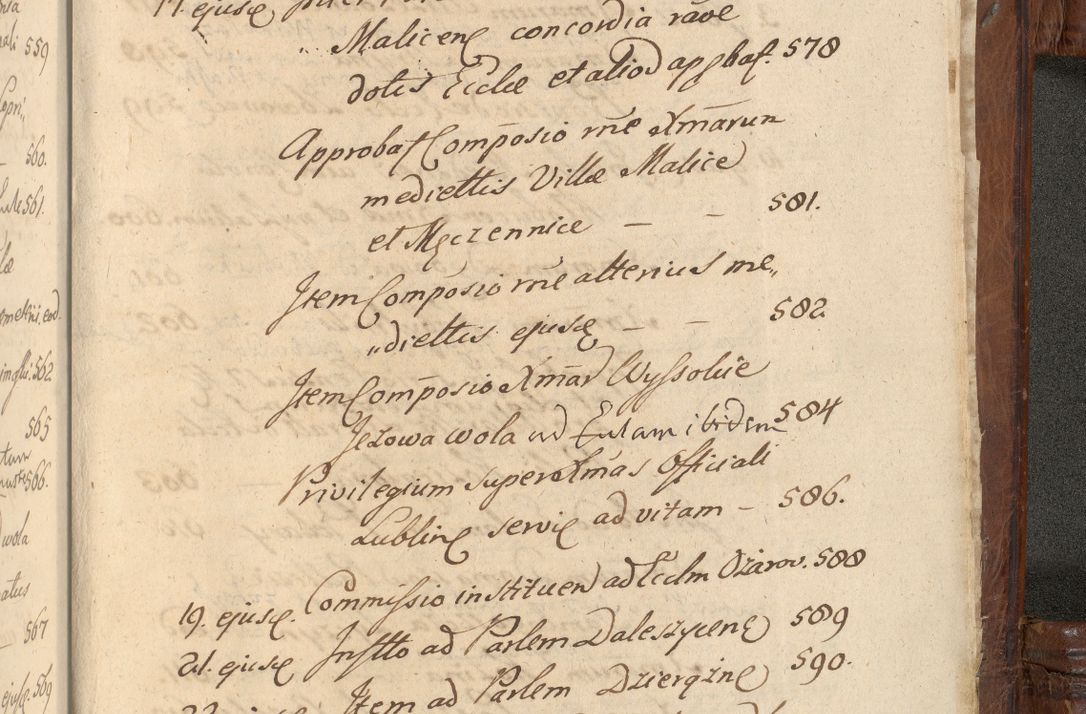 Zdjęcie nr 1591 dla obiektu archiwalnego: Acta episcopalia R. D. Jacobi Zadzik, episcopi Cracoviensis et ducis Severiae annorum 1639 et 1640. Volumen II