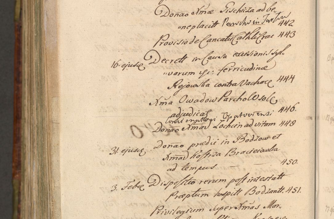 Zdjęcie nr 1586 dla obiektu archiwalnego: Acta episcopalia R. D. Jacobi Zadzik, episcopi Cracoviensis et ducis Severiae annorum 1639 et 1640. Volumen II