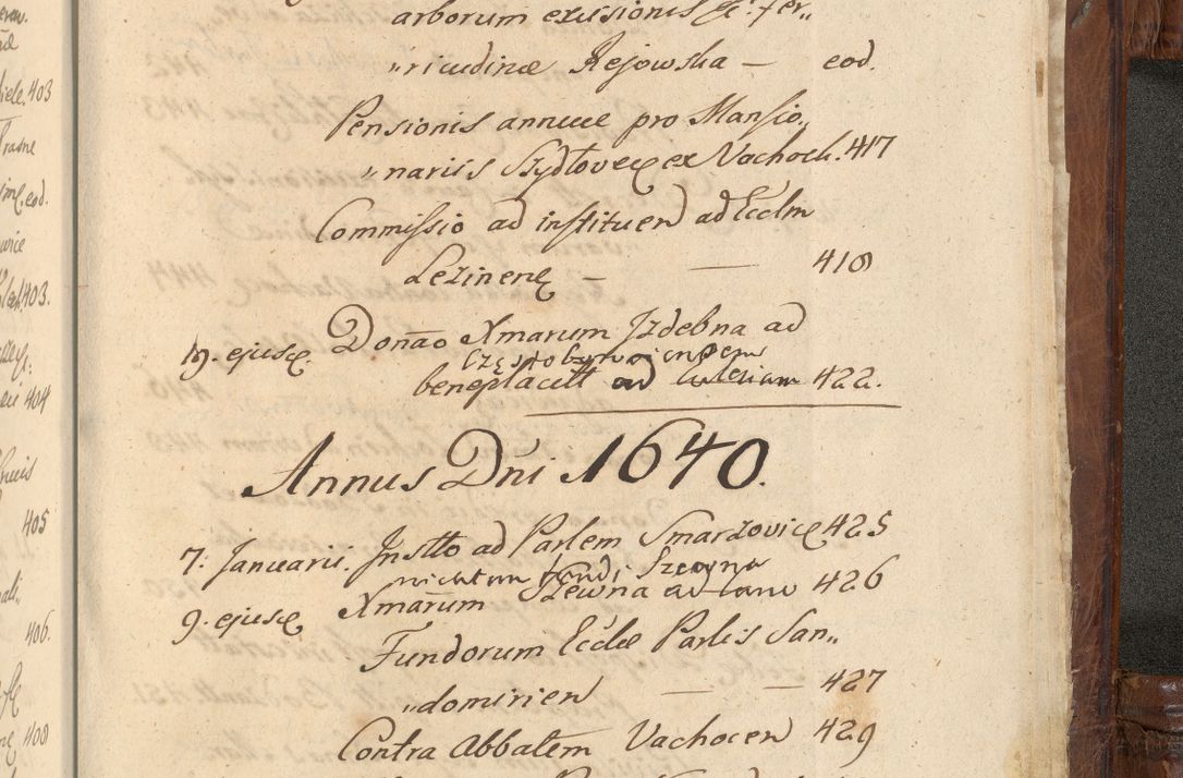 Zdjęcie nr 1585 dla obiektu archiwalnego: Acta episcopalia R. D. Jacobi Zadzik, episcopi Cracoviensis et ducis Severiae annorum 1639 et 1640. Volumen II