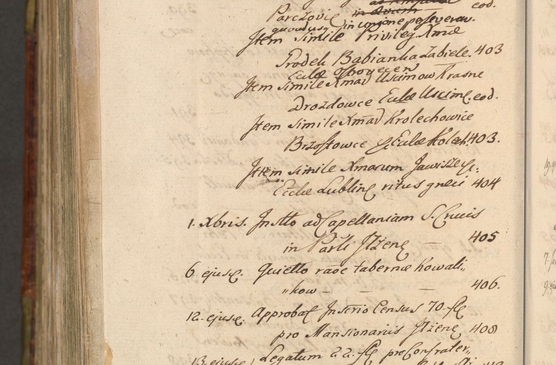Zdjęcie nr 1584 dla obiektu archiwalnego: Acta episcopalia R. D. Jacobi Zadzik, episcopi Cracoviensis et ducis Severiae annorum 1639 et 1640. Volumen II