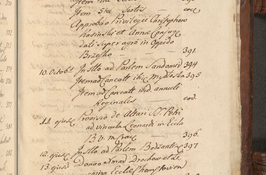 Zdjęcie nr 1583 dla obiektu archiwalnego: Acta episcopalia R. D. Jacobi Zadzik, episcopi Cracoviensis et ducis Severiae annorum 1639 et 1640. Volumen II