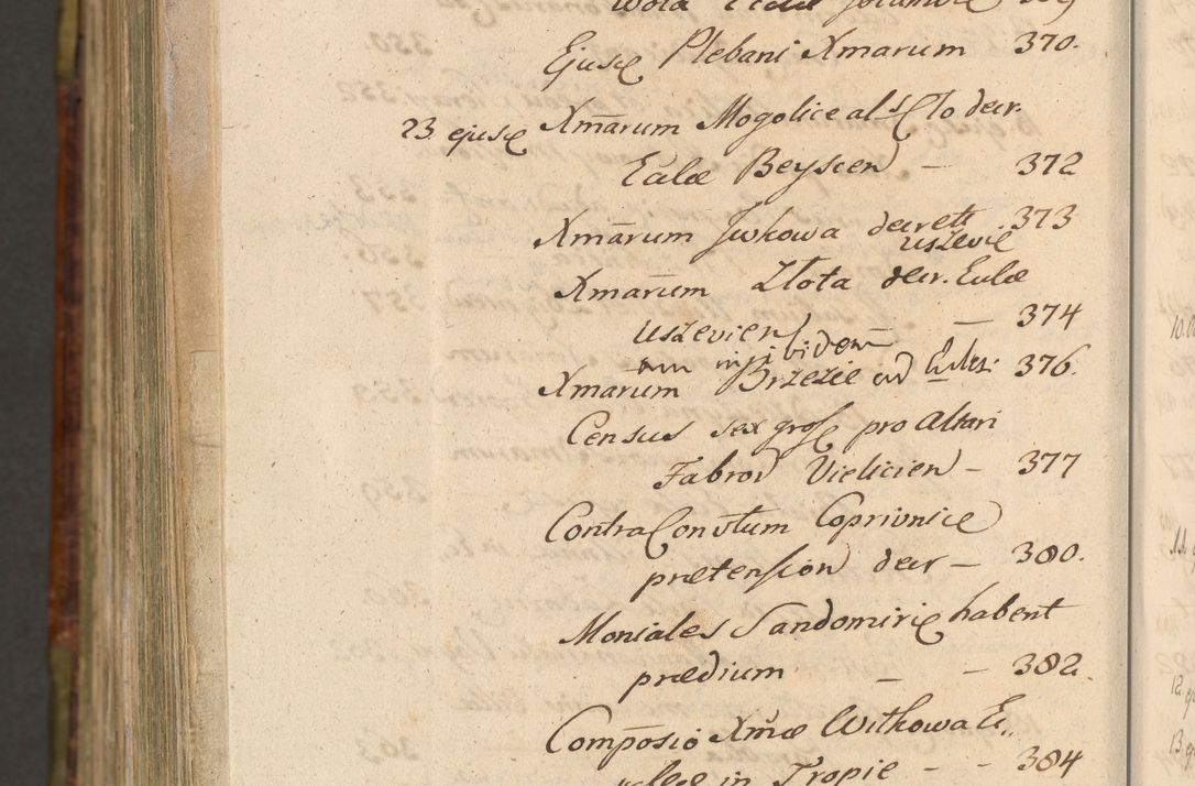 Zdjęcie nr 1582 dla obiektu archiwalnego: Acta episcopalia R. D. Jacobi Zadzik, episcopi Cracoviensis et ducis Severiae annorum 1639 et 1640. Volumen II