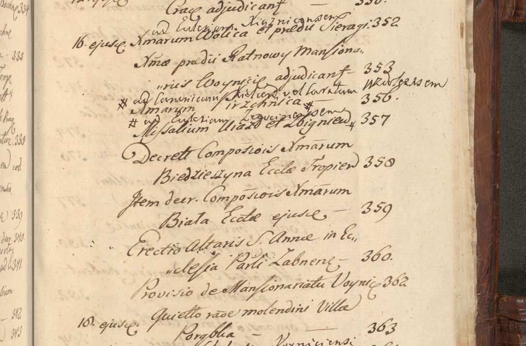 Zdjęcie nr 1581 dla obiektu archiwalnego: Acta episcopalia R. D. Jacobi Zadzik, episcopi Cracoviensis et ducis Severiae annorum 1639 et 1640. Volumen II