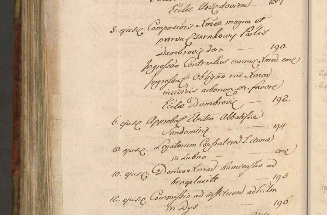 Zdjęcie nr 1572 dla obiektu archiwalnego: Acta episcopalia R. D. Jacobi Zadzik, episcopi Cracoviensis et ducis Severiae annorum 1639 et 1640. Volumen II