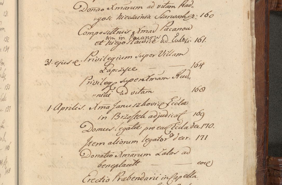 Zdjęcie nr 1571 dla obiektu archiwalnego: Acta episcopalia R. D. Jacobi Zadzik, episcopi Cracoviensis et ducis Severiae annorum 1639 et 1640. Volumen II