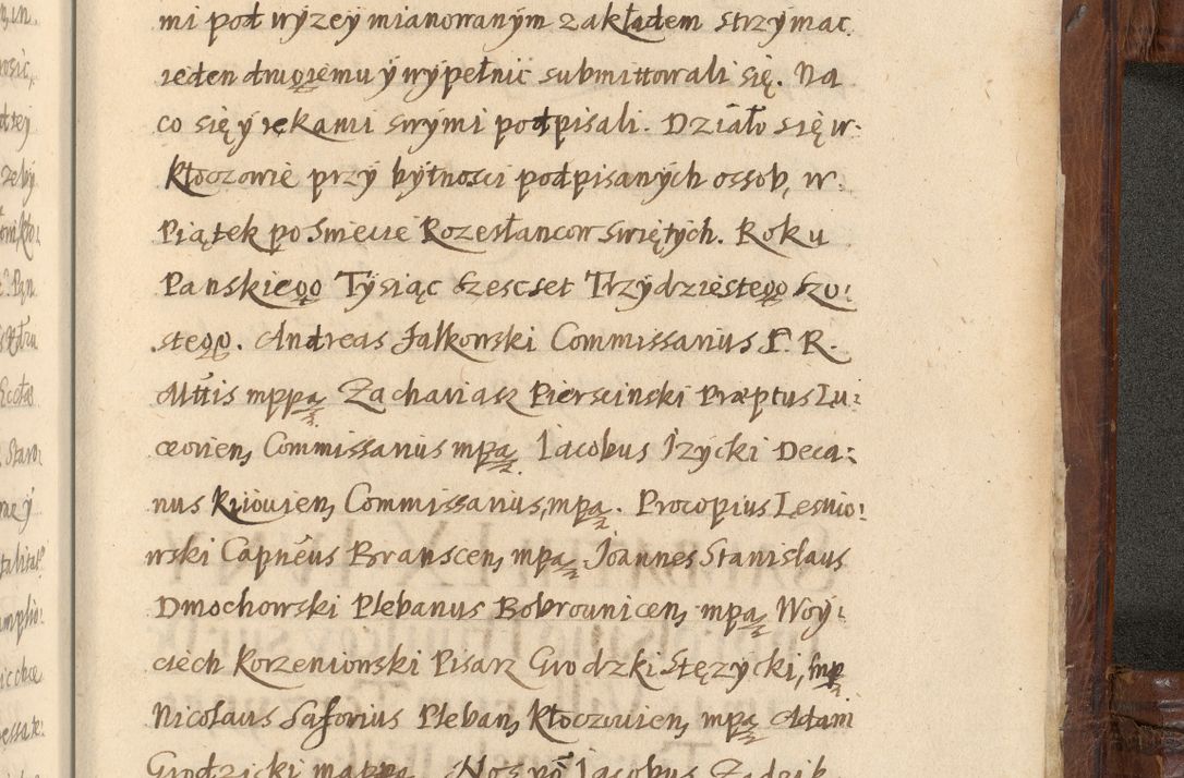 Zdjęcie nr 1561 dla obiektu archiwalnego: Acta episcopalia R. D. Jacobi Zadzik, episcopi Cracoviensis et ducis Severiae annorum 1639 et 1640. Volumen II
