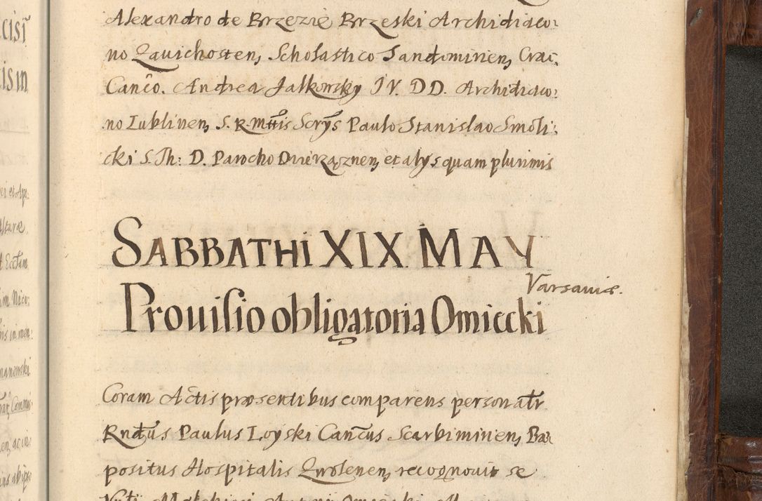 Zdjęcie nr 1553 dla obiektu archiwalnego: Acta episcopalia R. D. Jacobi Zadzik, episcopi Cracoviensis et ducis Severiae annorum 1639 et 1640. Volumen II
