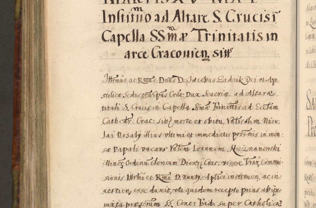Zdjęcie nr 1552 dla obiektu archiwalnego: Acta episcopalia R. D. Jacobi Zadzik, episcopi Cracoviensis et ducis Severiae annorum 1639 et 1640. Volumen II