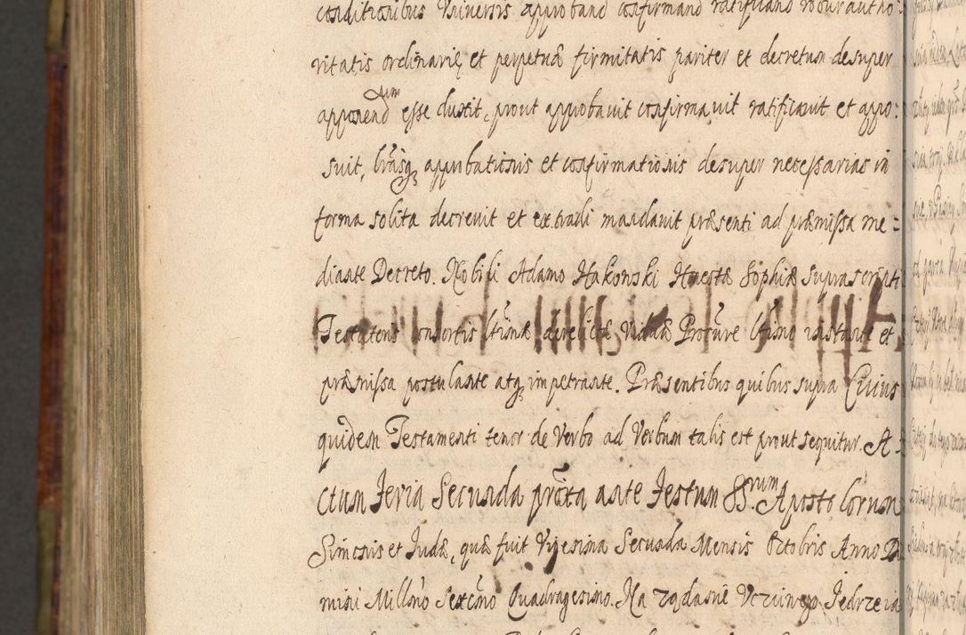 Zdjęcie nr 1542 dla obiektu archiwalnego: Acta episcopalia R. D. Jacobi Zadzik, episcopi Cracoviensis et ducis Severiae annorum 1639 et 1640. Volumen II
