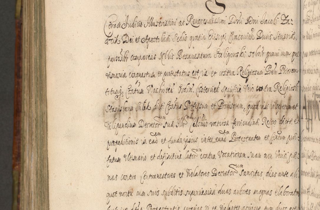 Zdjęcie nr 1540 dla obiektu archiwalnego: Acta episcopalia R. D. Jacobi Zadzik, episcopi Cracoviensis et ducis Severiae annorum 1639 et 1640. Volumen II
