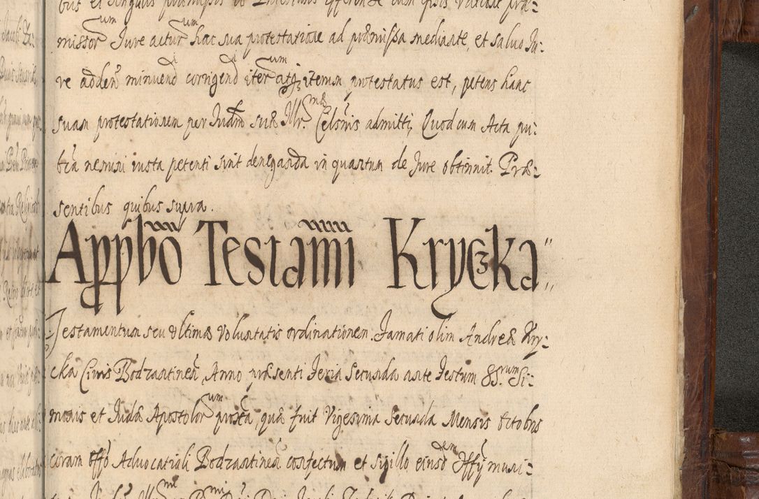 Zdjęcie nr 1541 dla obiektu archiwalnego: Acta episcopalia R. D. Jacobi Zadzik, episcopi Cracoviensis et ducis Severiae annorum 1639 et 1640. Volumen II