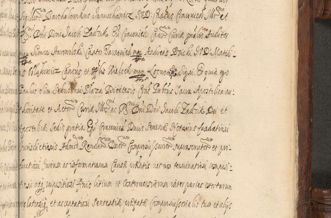Zdjęcie nr 1539 dla obiektu archiwalnego: Acta episcopalia R. D. Jacobi Zadzik, episcopi Cracoviensis et ducis Severiae annorum 1639 et 1640. Volumen II