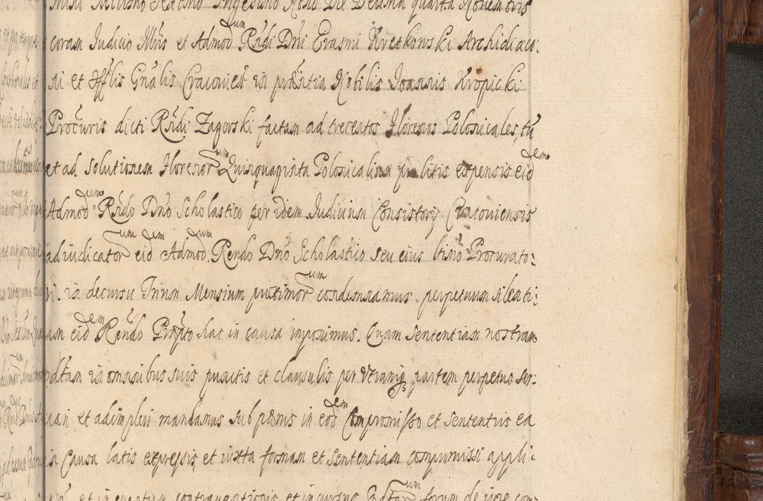 Zdjęcie nr 1537 dla obiektu archiwalnego: Acta episcopalia R. D. Jacobi Zadzik, episcopi Cracoviensis et ducis Severiae annorum 1639 et 1640. Volumen II
