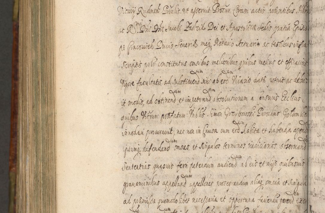 Zdjęcie nr 1516 dla obiektu archiwalnego: Acta episcopalia R. D. Jacobi Zadzik, episcopi Cracoviensis et ducis Severiae annorum 1639 et 1640. Volumen II