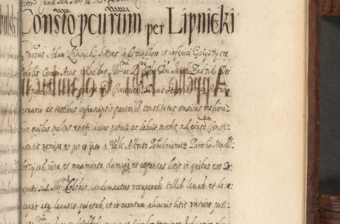 Zdjęcie nr 1509 dla obiektu archiwalnego: Acta episcopalia R. D. Jacobi Zadzik, episcopi Cracoviensis et ducis Severiae annorum 1639 et 1640. Volumen II