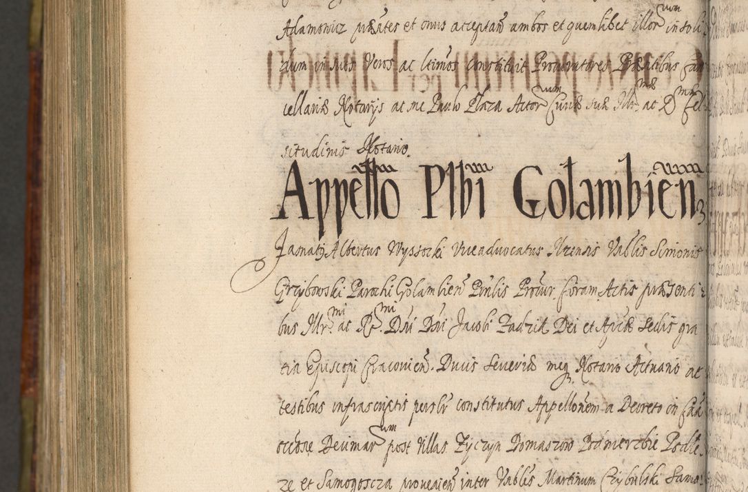 Zdjęcie nr 1510 dla obiektu archiwalnego: Acta episcopalia R. D. Jacobi Zadzik, episcopi Cracoviensis et ducis Severiae annorum 1639 et 1640. Volumen II