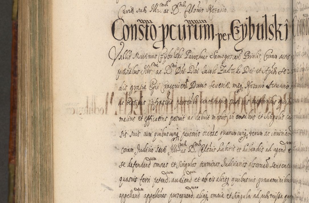 Zdjęcie nr 1508 dla obiektu archiwalnego: Acta episcopalia R. D. Jacobi Zadzik, episcopi Cracoviensis et ducis Severiae annorum 1639 et 1640. Volumen II