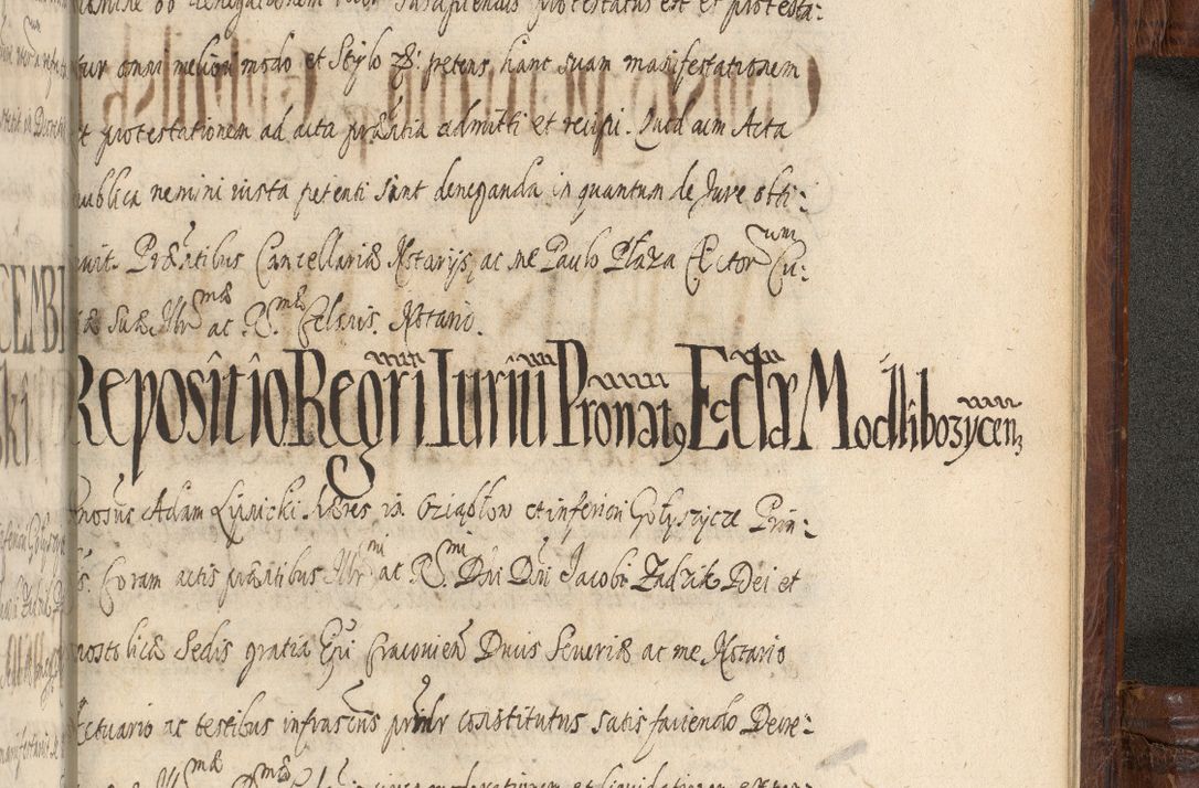 Zdjęcie nr 1507 dla obiektu archiwalnego: Acta episcopalia R. D. Jacobi Zadzik, episcopi Cracoviensis et ducis Severiae annorum 1639 et 1640. Volumen II