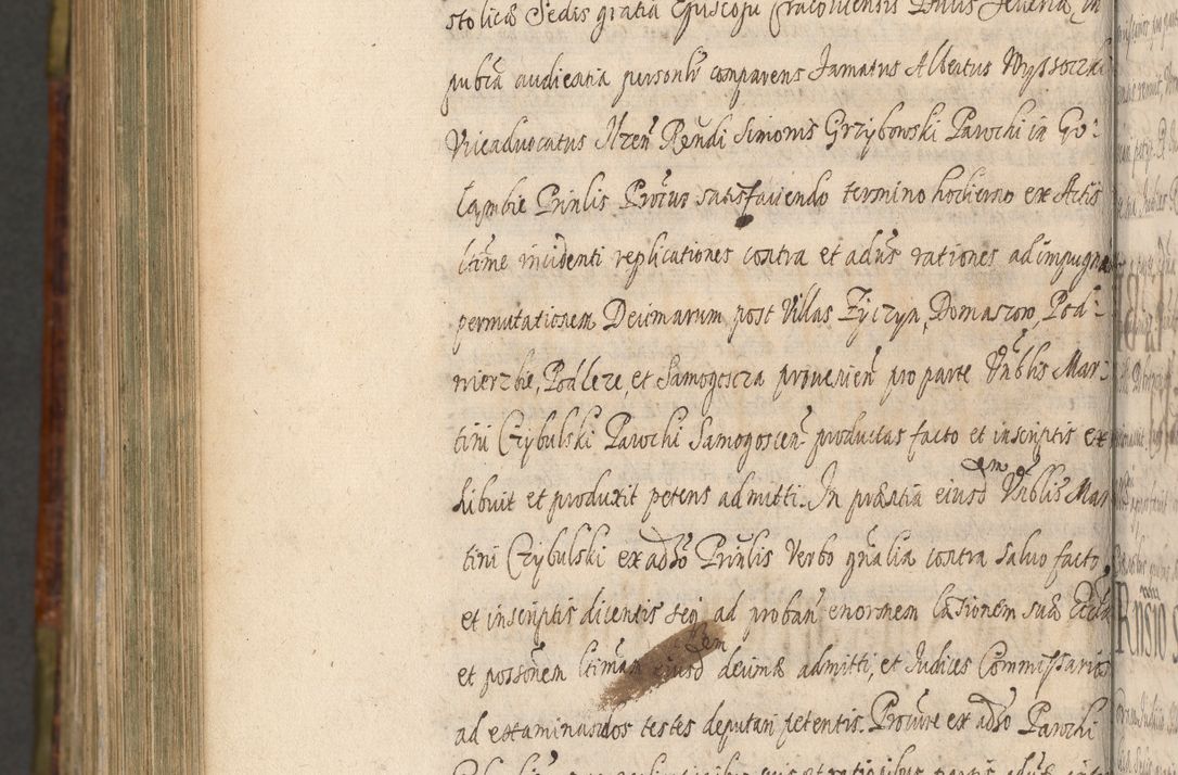 Zdjęcie nr 1504 dla obiektu archiwalnego: Acta episcopalia R. D. Jacobi Zadzik, episcopi Cracoviensis et ducis Severiae annorum 1639 et 1640. Volumen II
