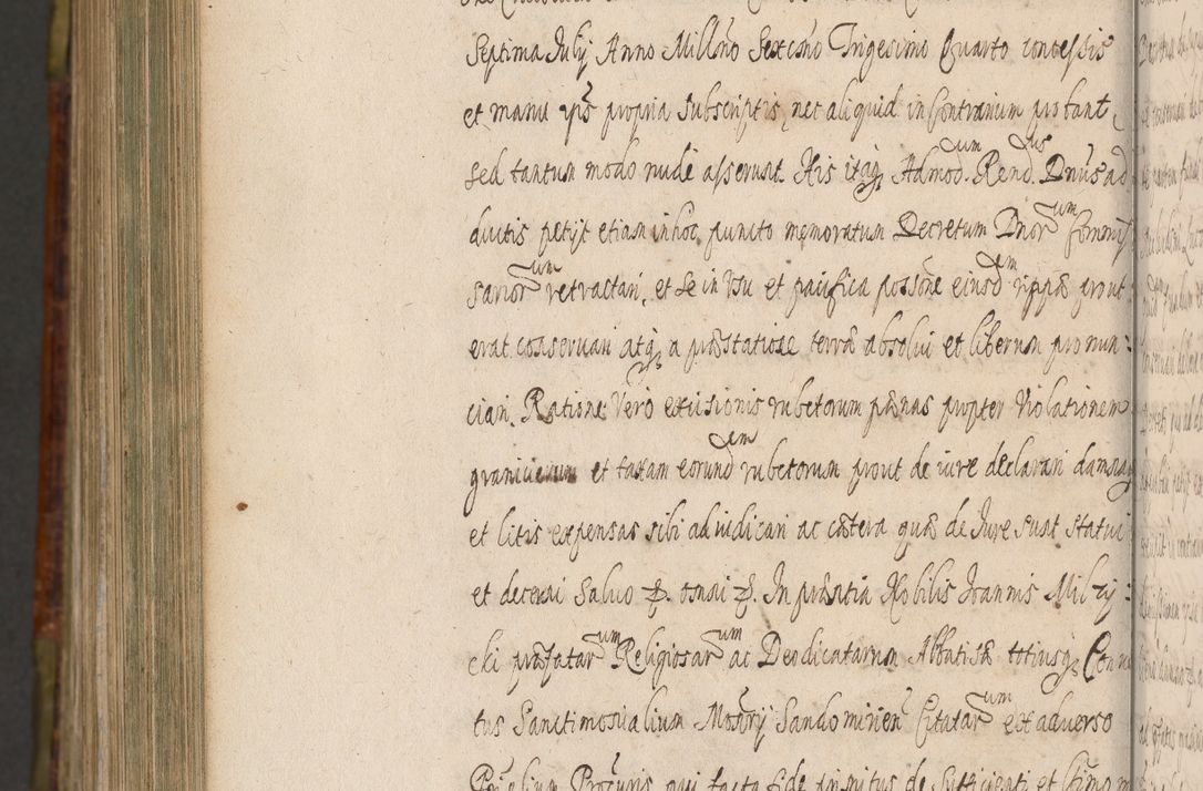 Zdjęcie nr 1500 dla obiektu archiwalnego: Acta episcopalia R. D. Jacobi Zadzik, episcopi Cracoviensis et ducis Severiae annorum 1639 et 1640. Volumen II