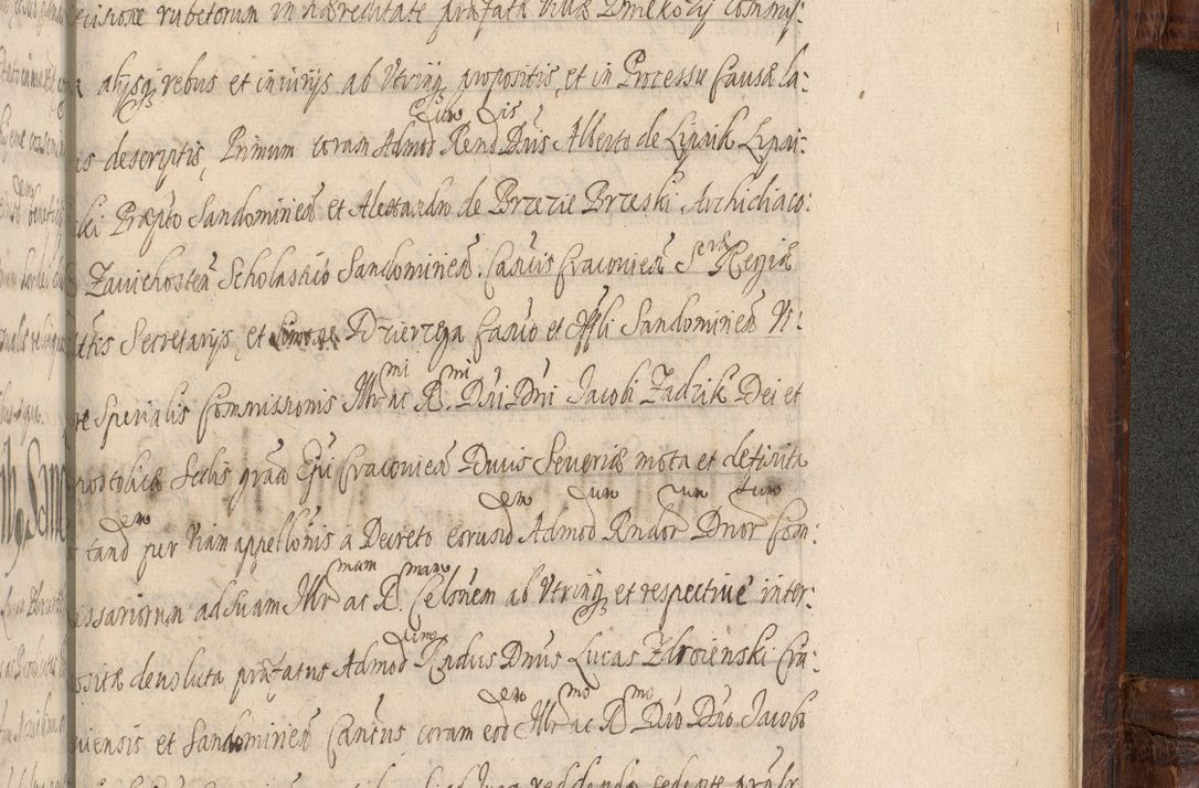 Zdjęcie nr 1497 dla obiektu archiwalnego: Acta episcopalia R. D. Jacobi Zadzik, episcopi Cracoviensis et ducis Severiae annorum 1639 et 1640. Volumen II