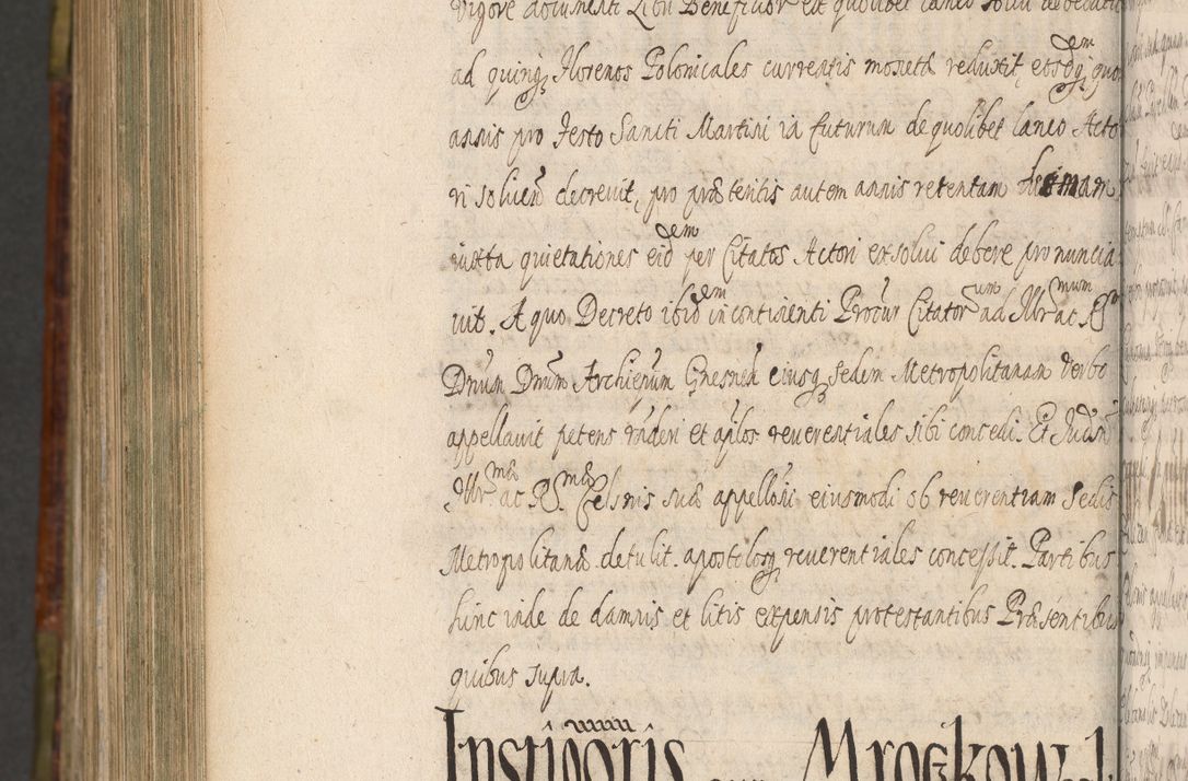 Zdjęcie nr 1494 dla obiektu archiwalnego: Acta episcopalia R. D. Jacobi Zadzik, episcopi Cracoviensis et ducis Severiae annorum 1639 et 1640. Volumen II