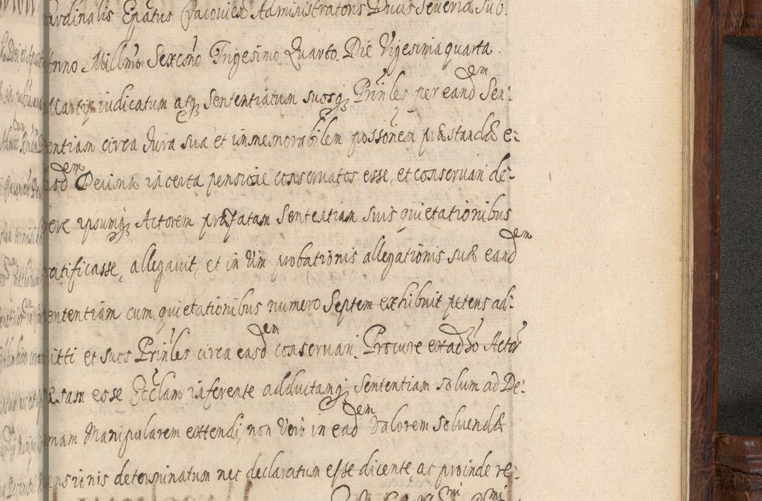 Zdjęcie nr 1493 dla obiektu archiwalnego: Acta episcopalia R. D. Jacobi Zadzik, episcopi Cracoviensis et ducis Severiae annorum 1639 et 1640. Volumen II