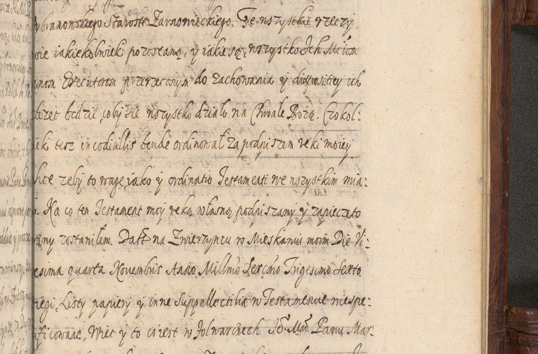 Zdjęcie nr 1487 dla obiektu archiwalnego: Acta episcopalia R. D. Jacobi Zadzik, episcopi Cracoviensis et ducis Severiae annorum 1639 et 1640. Volumen II