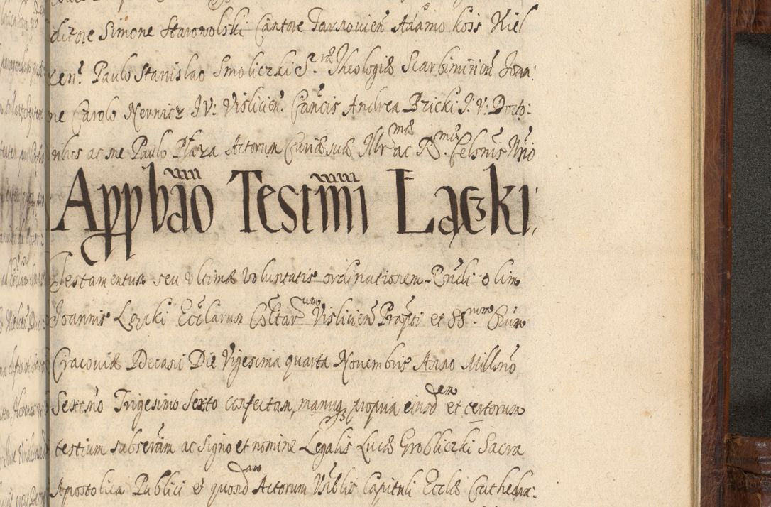 Zdjęcie nr 1479 dla obiektu archiwalnego: Acta episcopalia R. D. Jacobi Zadzik, episcopi Cracoviensis et ducis Severiae annorum 1639 et 1640. Volumen II