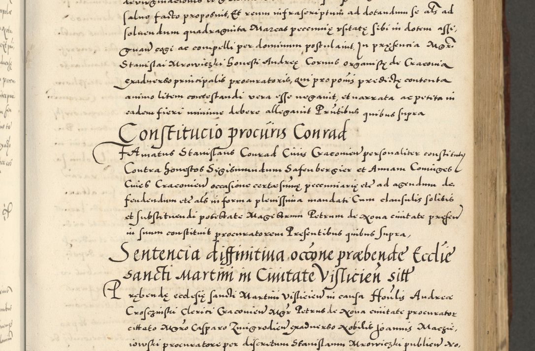 Zdjęcie nr 199 dla obiektu archiwalnego: Acta actorum causarum sententiarum deffinitiuarum, quam interloquutoriarum, decretorum, obligationum, procuratorum etc. coram Reverendo Domino Martino Izbienski de Rusiecz Archidiacono Posnaniensis, custode et in Spiritualibus Vicario generali officiali Cracoviensis, ad Annum Domini Millesimum quingentesimum Sexagesimum Nonum cuius indictio duodecima, Pontus Sanctissimi Pii Papae Quinti Annus quartus foeliciter continuantur